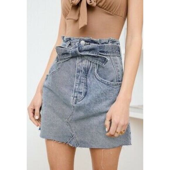 We the free East Of Eden Mini Skirt 28 high-rise Cotton academia Boho Party chic - Picture 1 of 11